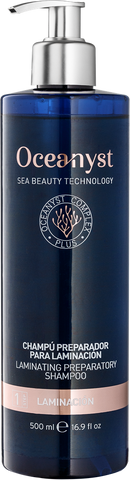 Подготовительный хелатный шампунь Шаг 1 OCEANYST Laminating Preparatory Shampoo 500 мл 11997 фото