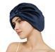 Одношаровий шовковий бонет для волосся 100% Silk (синій) 2562459 фото 4