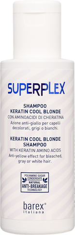 Кератиновый шампунь "Холодный блонд" BAREX SUPERPLEX Cool Blonde 100 мл 7926 фото