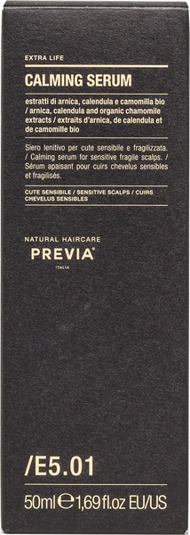 Заспокійлива сироватка для чутливої шкіри голови Previa E5.01 Calming Serum 50 мл 12323 фото
