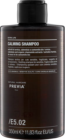 Заспокійливий шампунь для чутливої шкіри голови Previa E5.02 Calming Shampoo 350 мл 12328 фото