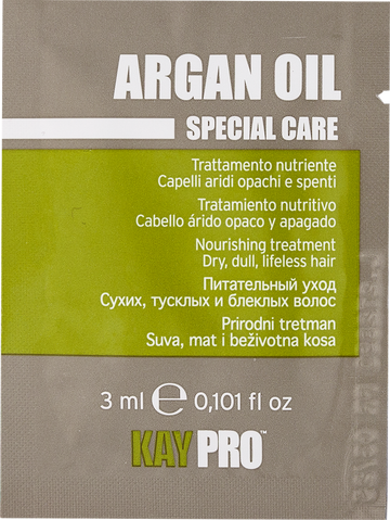 Рідкі кристали з аргановою олією для сухого волосся KayPro Argan Oil 3 мл 11535 фото