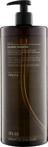 Заспокійливий шампунь для чутливої шкіри голови Previa E5.02 Calming Shampoo 950 мл 12852 фото