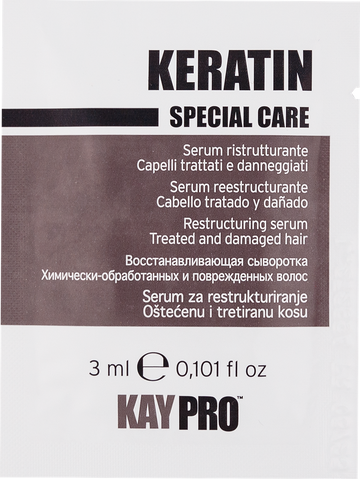 Сыворотка с кератином для химически поврежденных волос KayPro Keratin 3 мл 11534 фото
