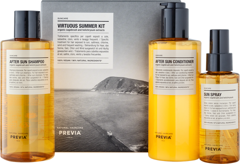 Набір Previa SUNCARE Шампунь 250 мл + Кондиціонер 250 мл + Спрей 100 мл 11421 фото