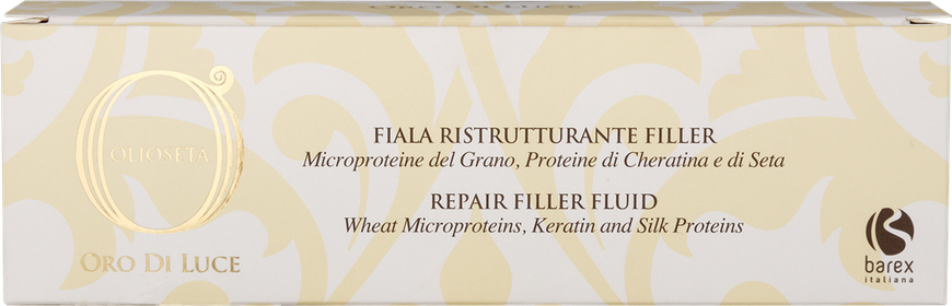 Відновлювальний флюїд-філер Barex OLIOSETA REPAIR FILLER FLUID 15 мл (АМПУЛА) 10933 фото